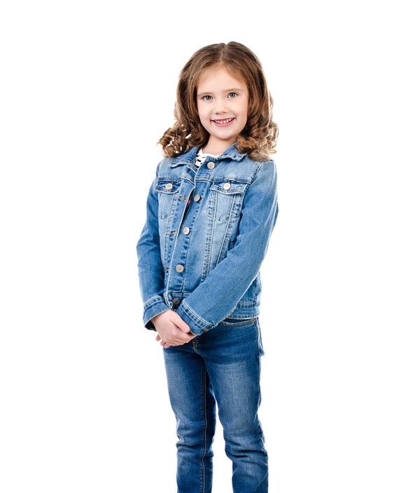 Girls Embroidered Lace Dress